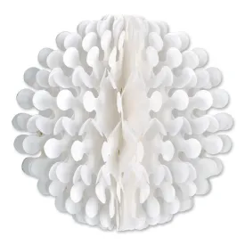 14" White Tissue Flutter Ball Party Decorations
