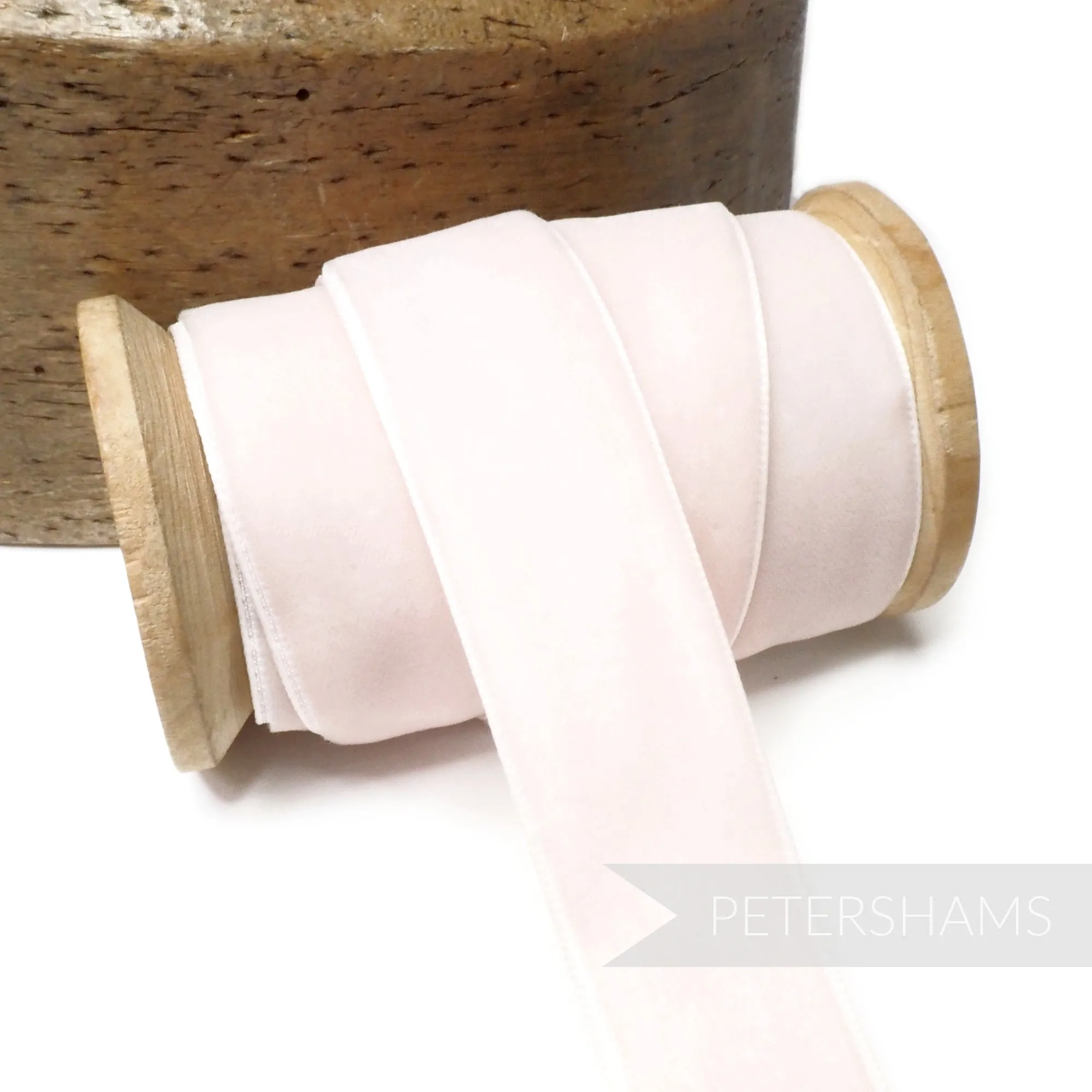 24mm Vintage Velvet Ribbon (Various Makes) - 1m