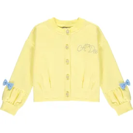 A DEE - Jasmine Jersey Cardigan - Lemon