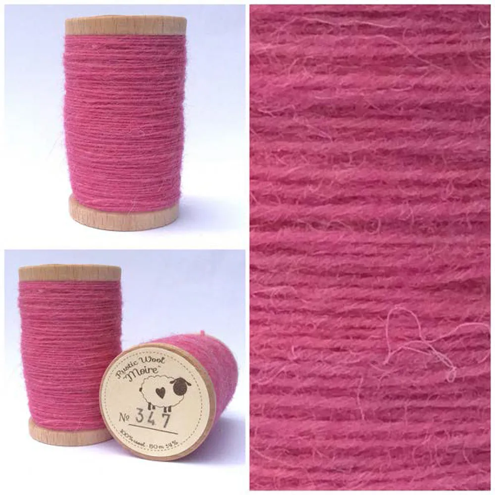 AMETHYST Hand Dyed Wool Bundle for Wool Applique and Rug Hooking