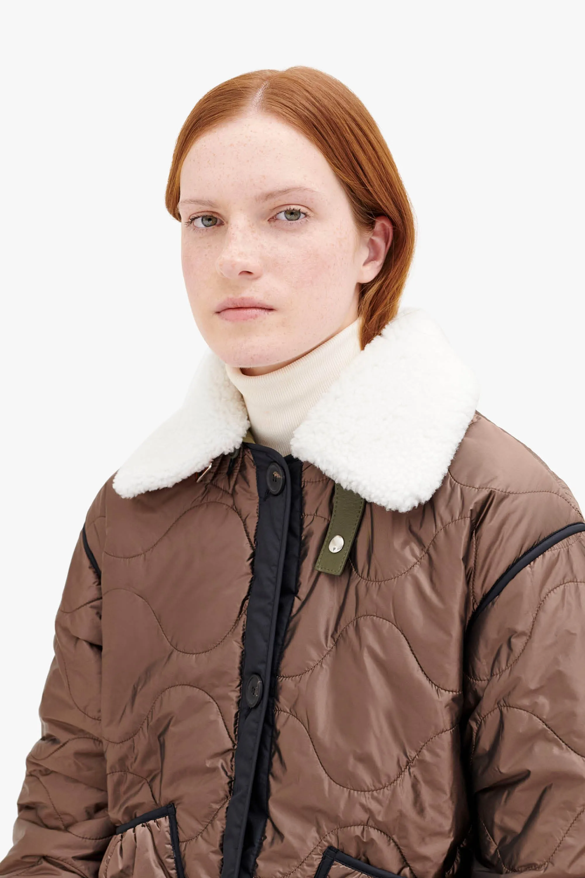 Aviator Collar - Natural / Orange