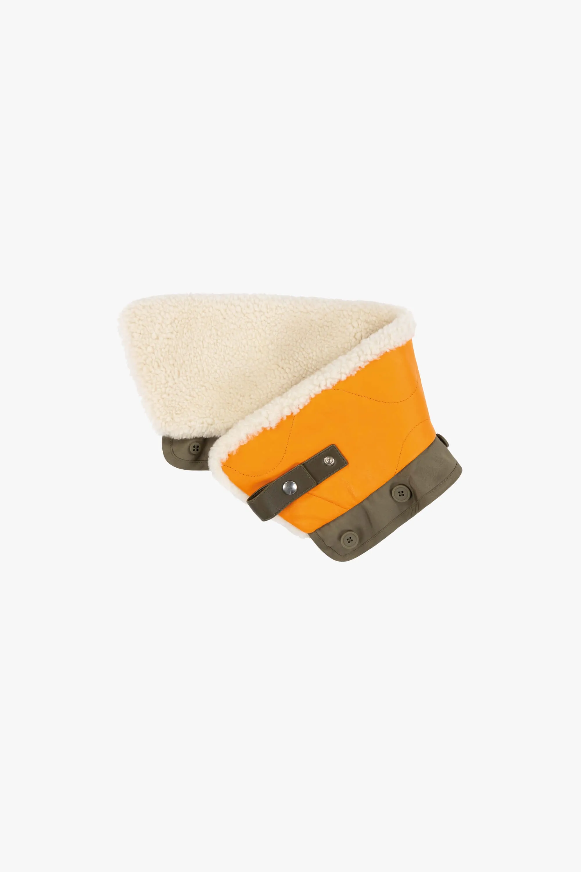 Aviator Collar - Natural / Orange