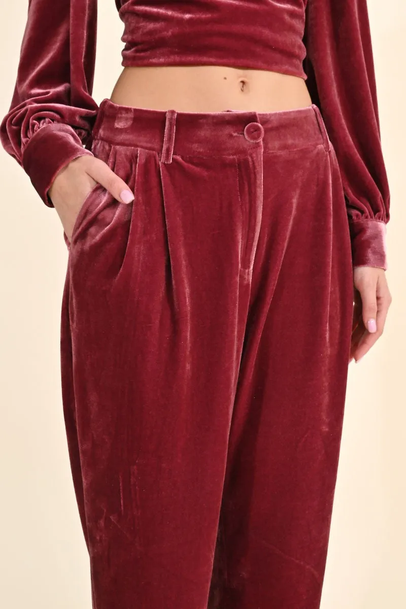 Bella Velvet Pants