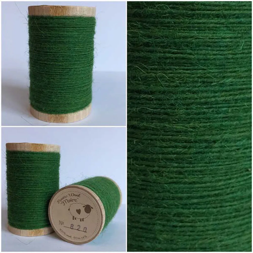 BLUE SPRUCE Hand Dyed YARD Wool Fabric for Wool Applique and Rug Hooking