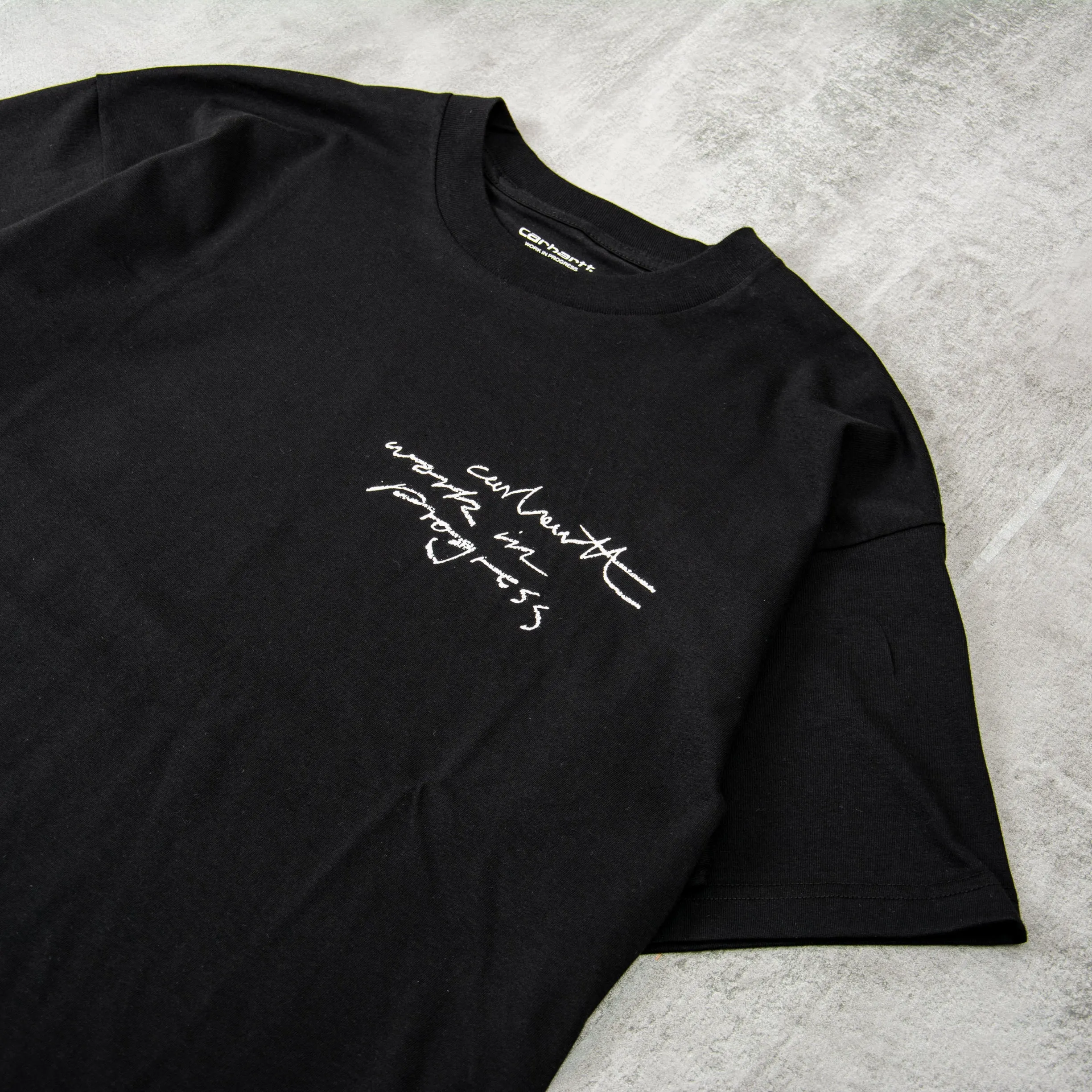 Carhartt WIP Pencil Tee - Black / White