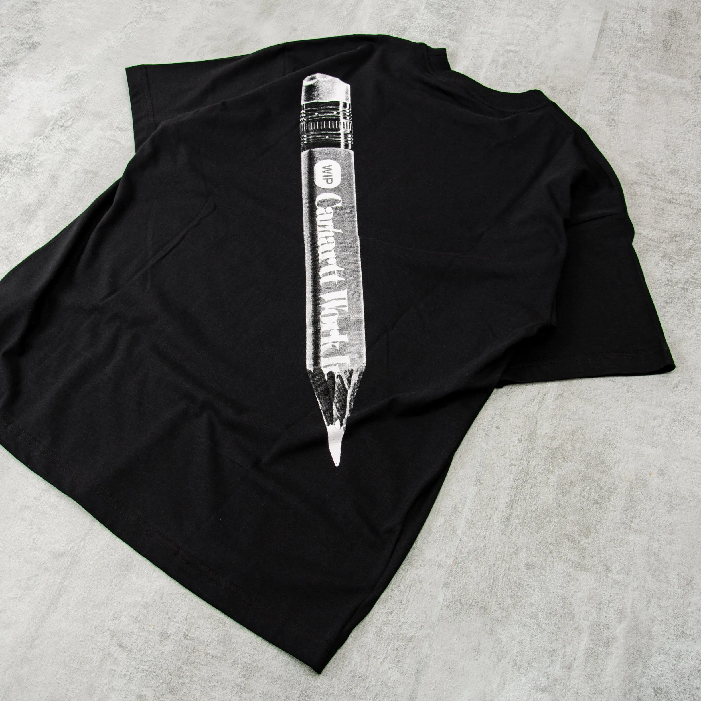 Carhartt WIP Pencil Tee - Black / White