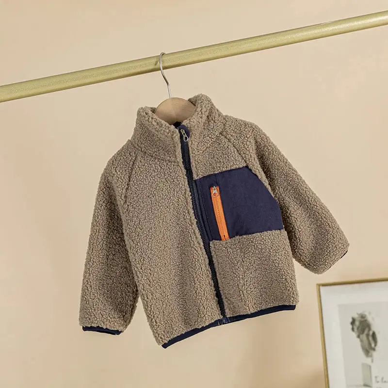 Children Winter Warm Outwear Kids Cartoon Thicken Fleece Thicken Jackets Baby Boys Cotton Clothing Toddler Infant Hoodies Coats