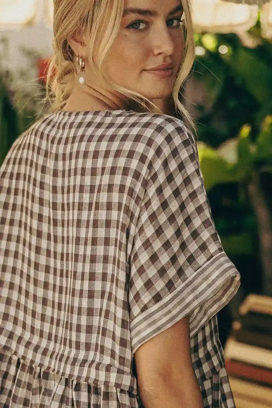 Cindy Checkered Top - FINAL SALE