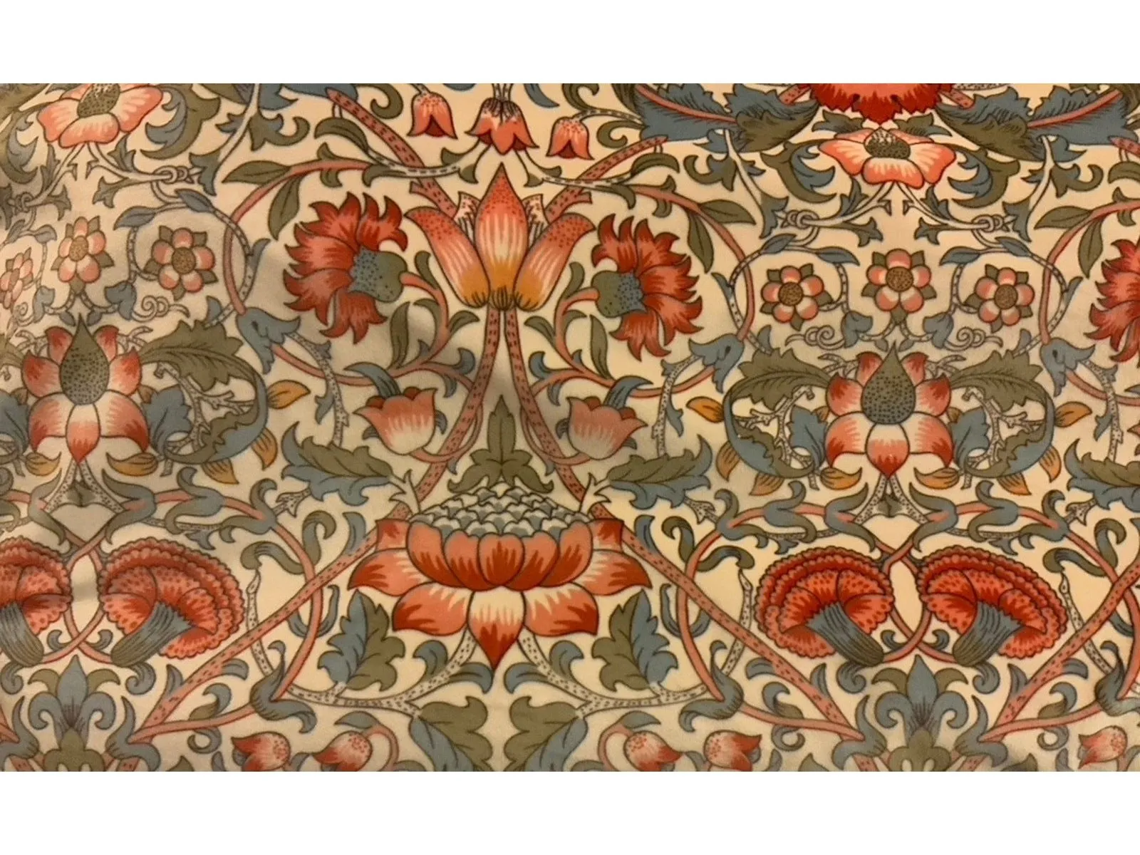 CORAL CASCADE Flower Pattern Upholstery / Furnishing velvet - 140 cms - 330 gsm