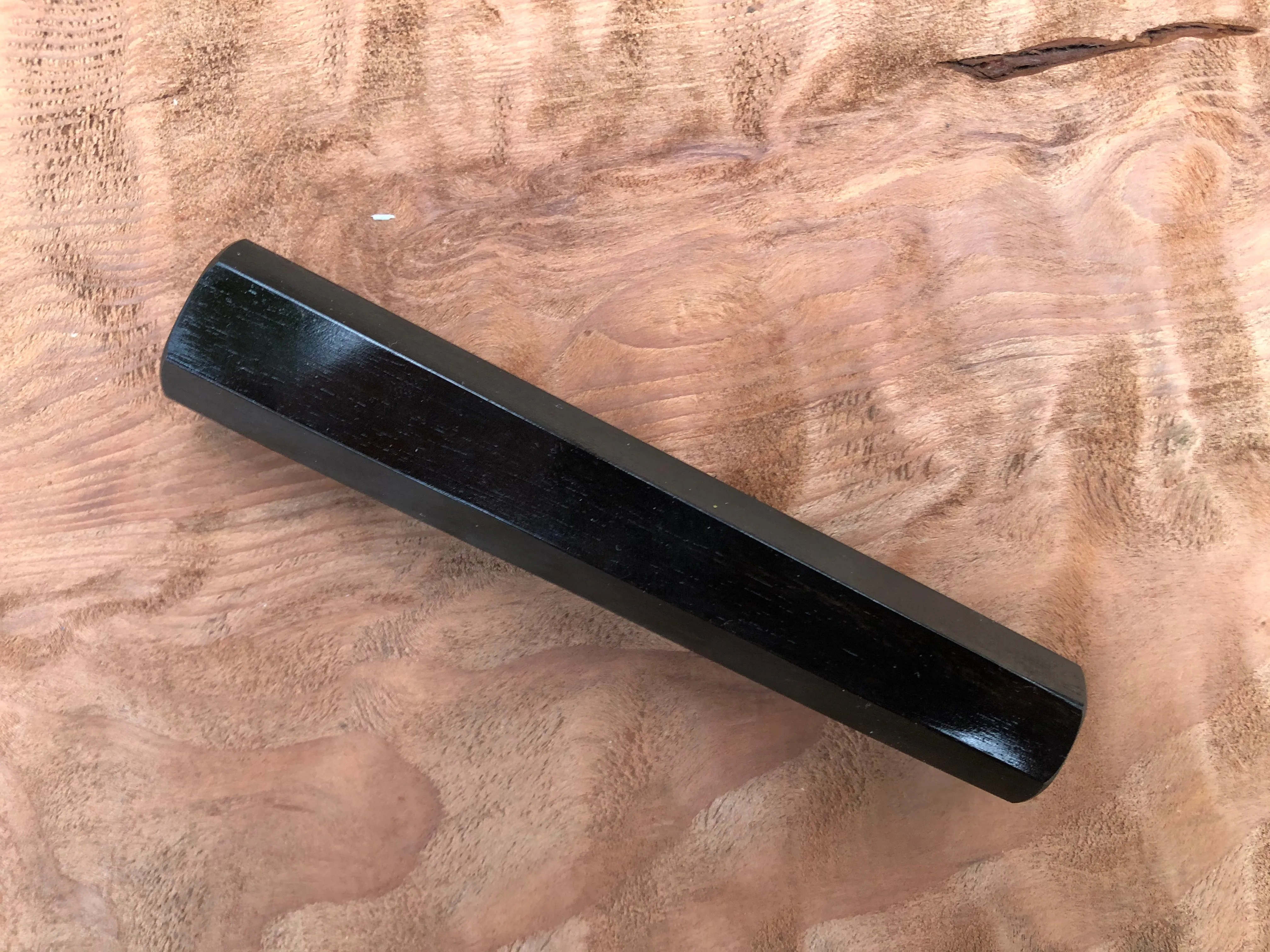 Custom Japanese Knife Handle - Petty ebony
