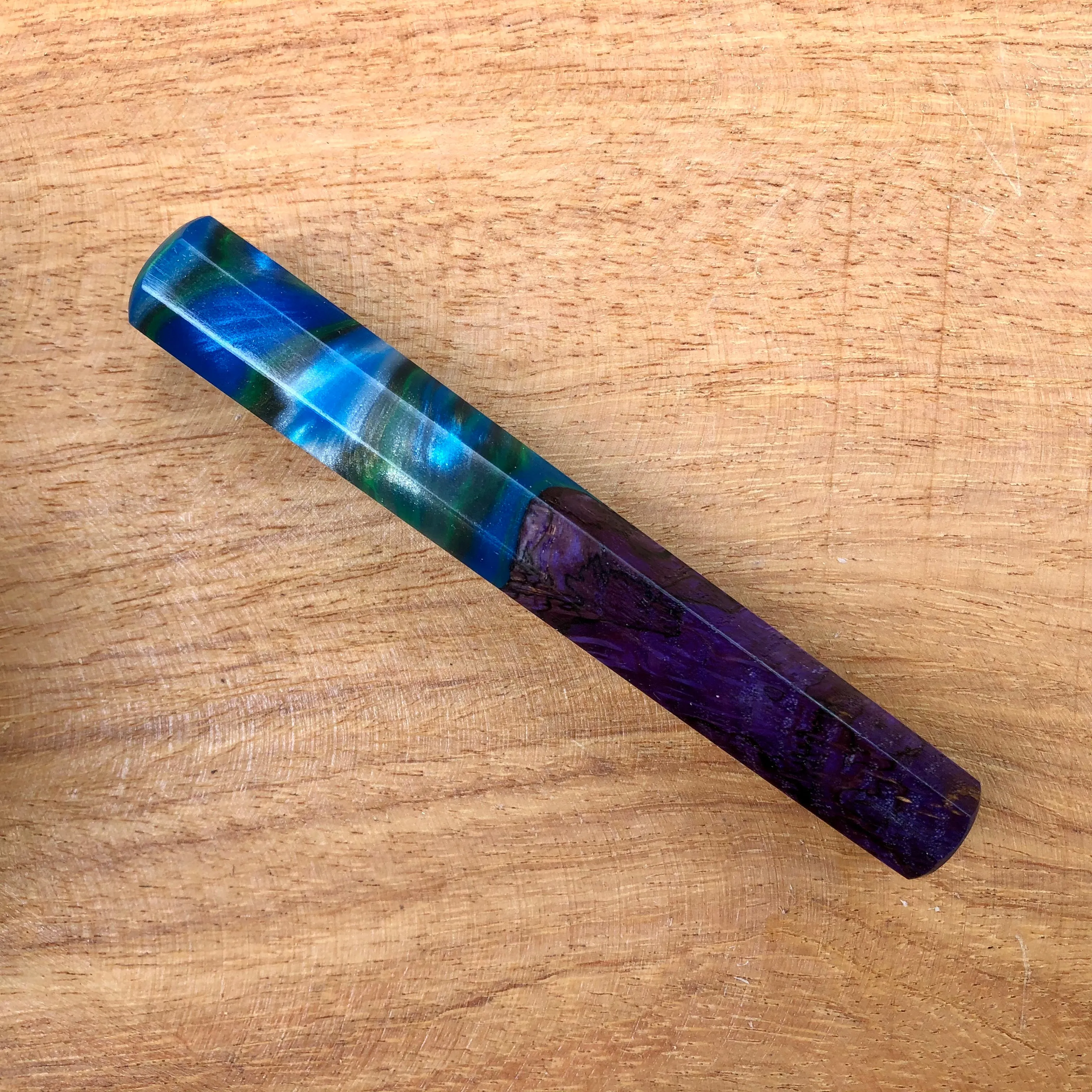 Custom Japanese Knife Handle - Petty handle : hybrid purple