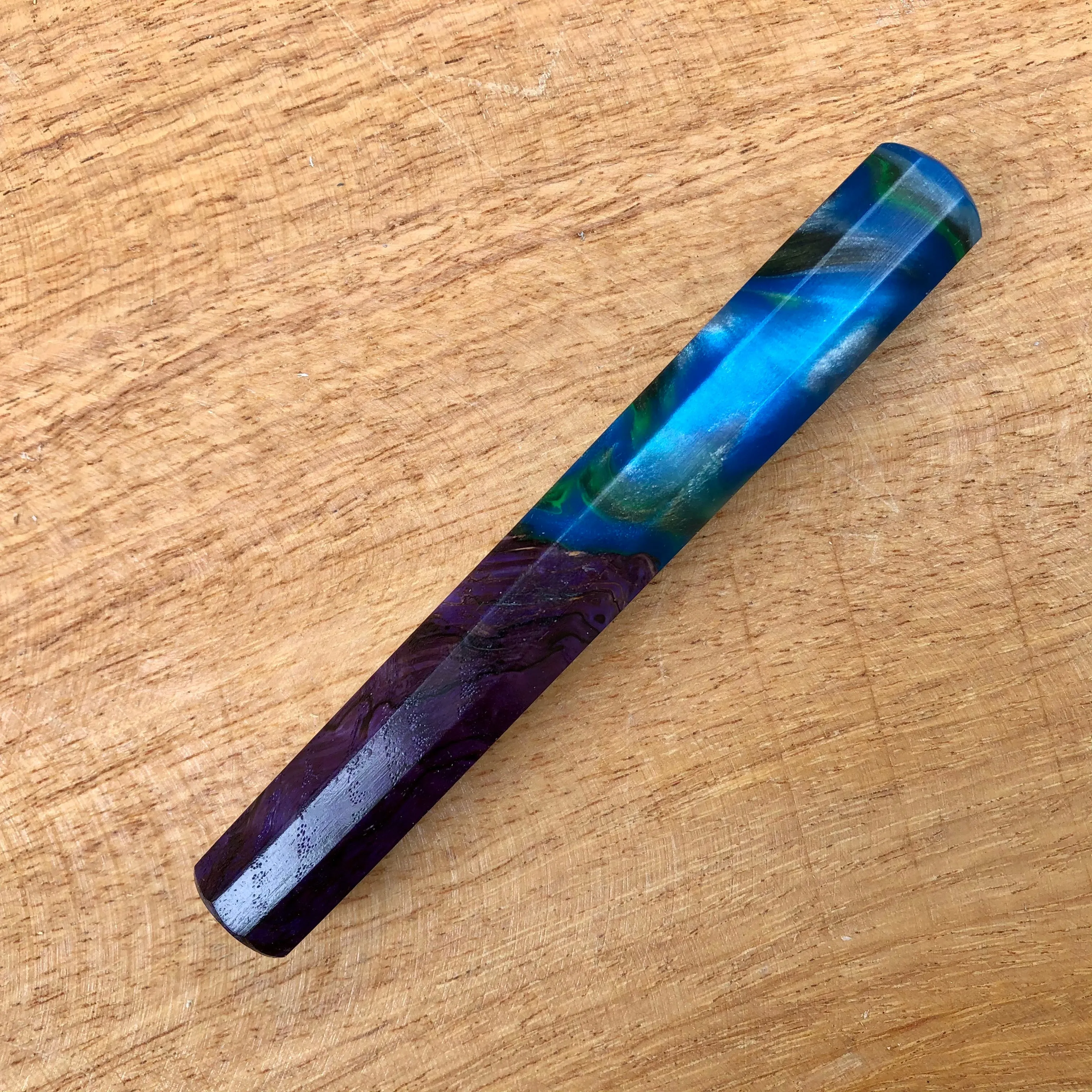 Custom Japanese Knife Handle - Petty handle : hybrid purple