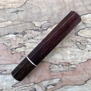 Custom Japanese Knife Handle - Rosewood and Wenge