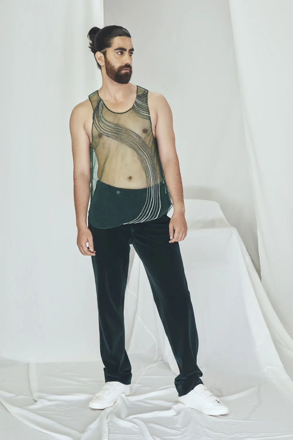 Emerald Velvet Pants