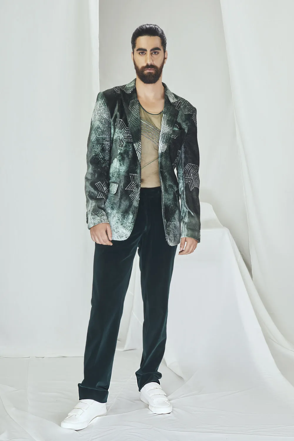 Emerald Velvet Pants
