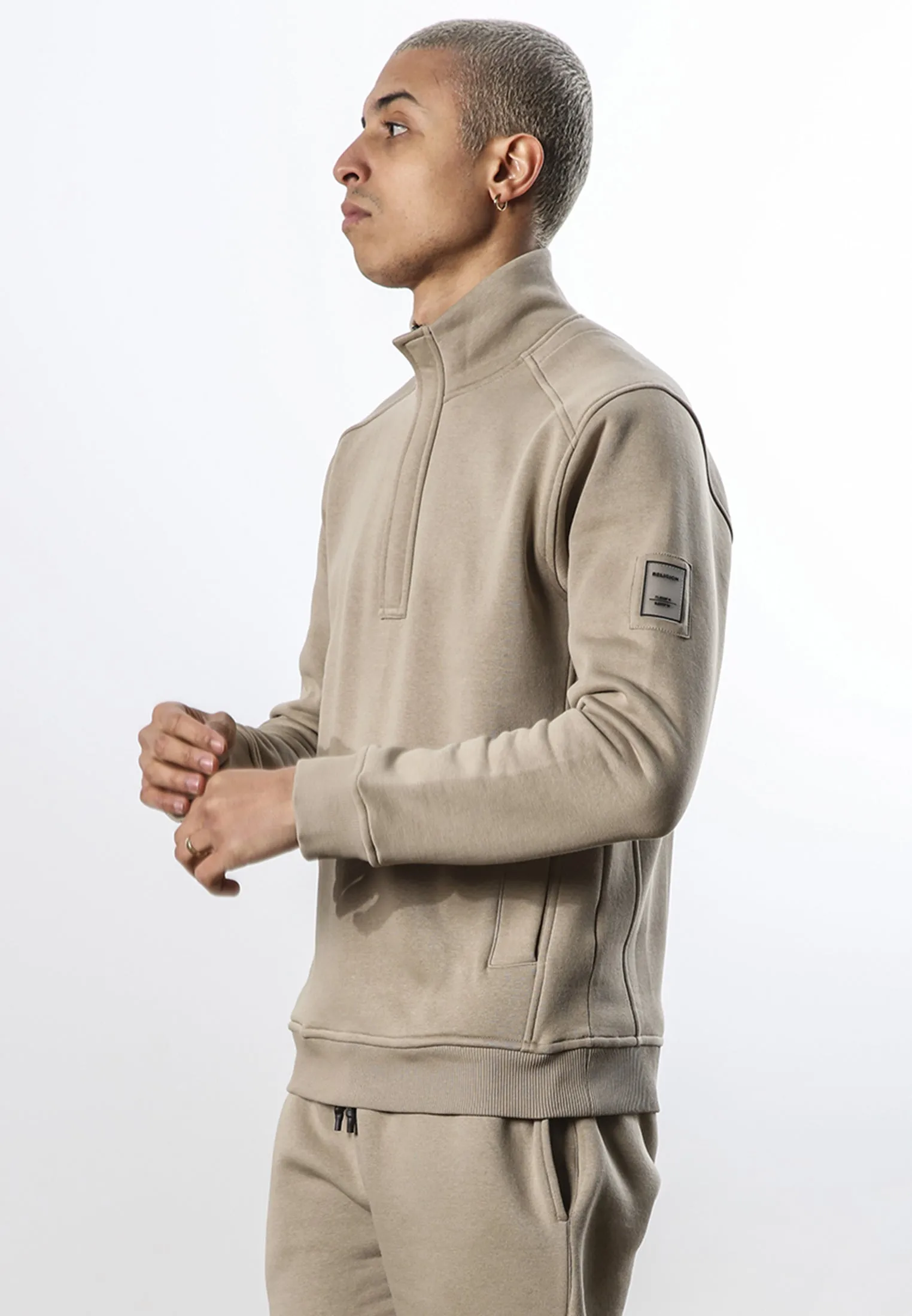 ENDURANCE HALF ZIP FAWN