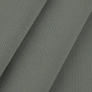 Grey Poly Rib 96357