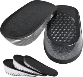 Height Increase Insoles Heel Lifts for Men Women Shoe Lifts Heel Height Insoles Height Boosters Shoe Lifts for Plantar Fasciitis Heel Inserts with Heel Pain Relief (L)