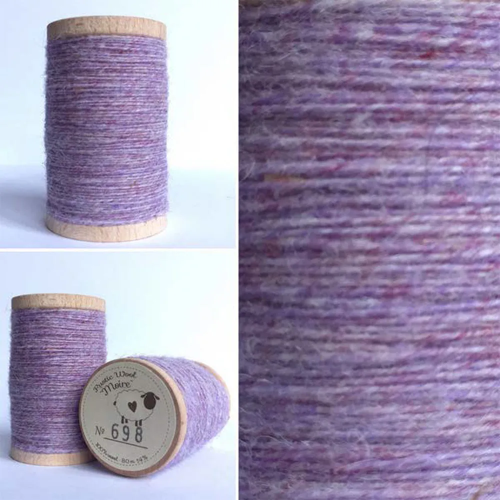 IRIS Hand Dyed HALF YARD Wool Fabric for Wool Applique and Rug Hooking
