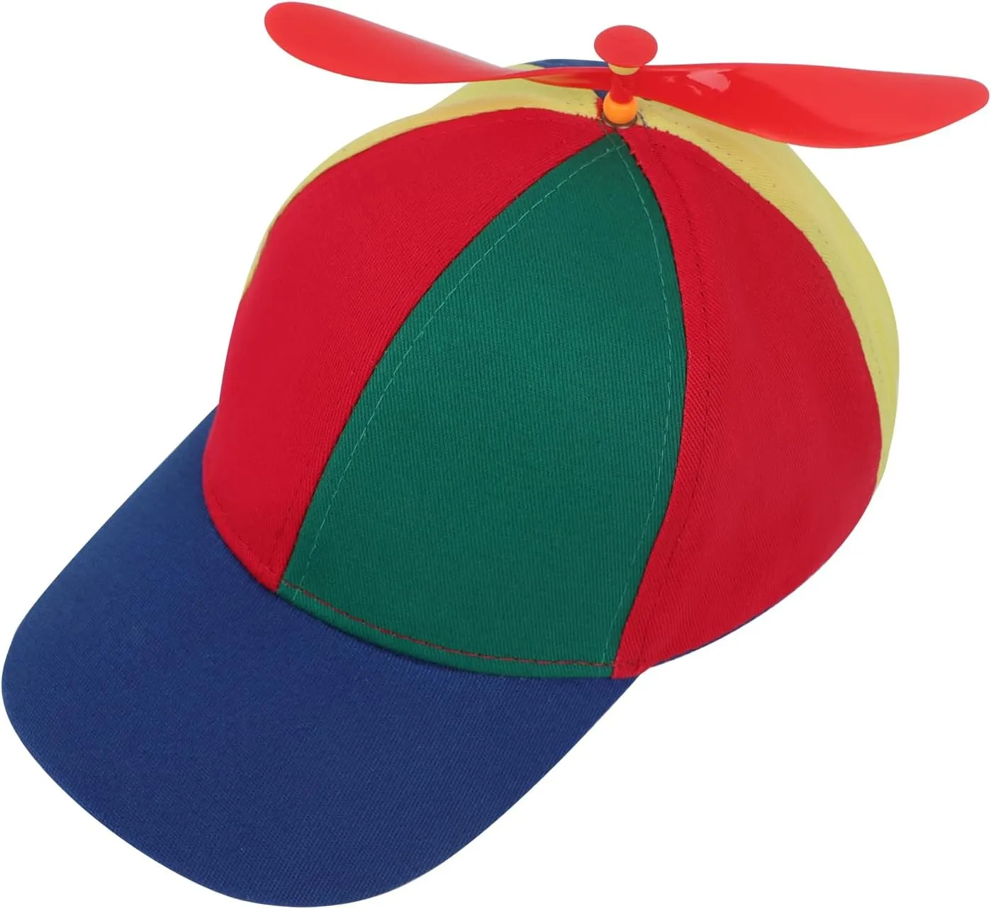 Kids Cute Propeller Hat Toddlers Adjustable UV Protection Tennis Baseball Cap Sun Visor Funny Clown Cap Helicopter Top Hat