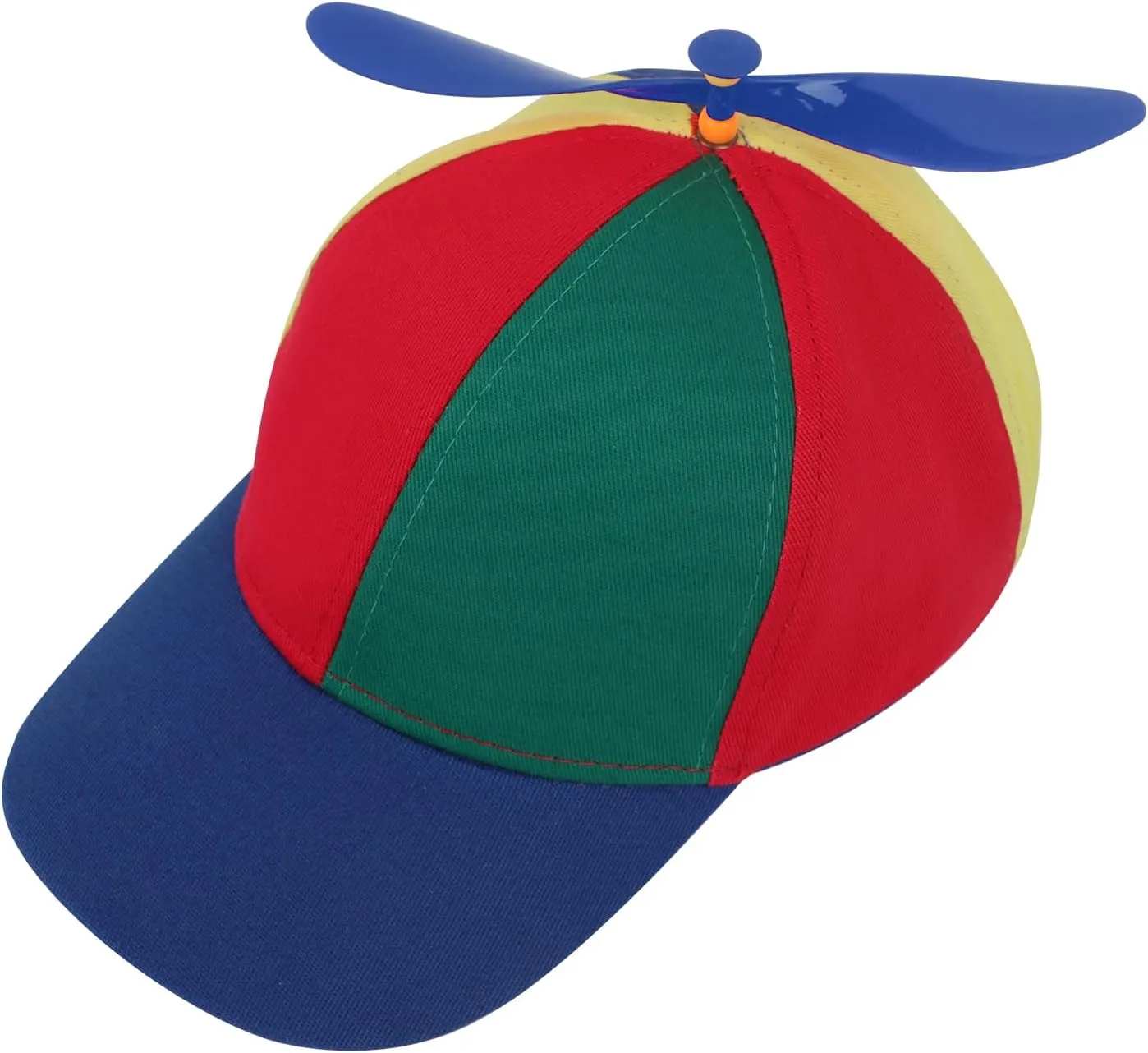 Kids Cute Propeller Hat Toddlers Adjustable UV Protection Tennis Baseball Cap Sun Visor Funny Clown Cap Helicopter Top Hat