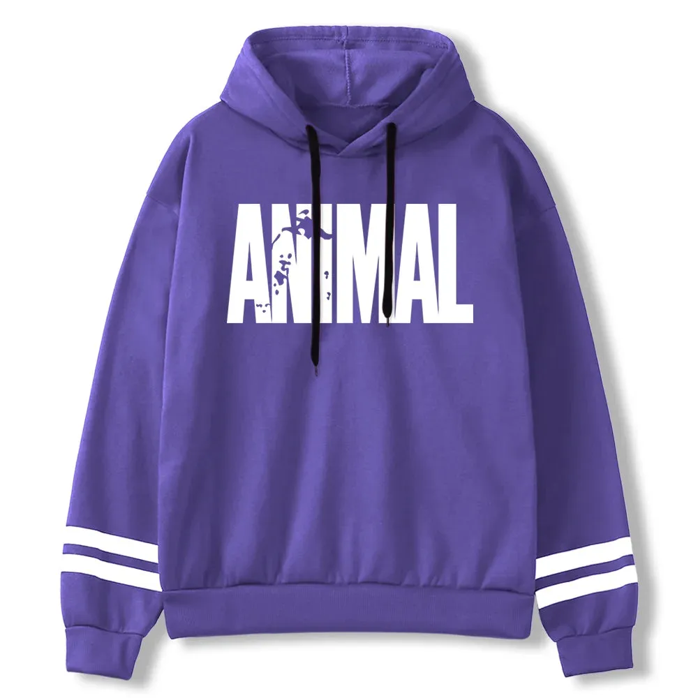 Men's Hoodies ANIMAL Print Sportswear Sweatshirts 2023 Autumn Winter Cotton Top Fashion Quality Male Clothing Casual Pullover