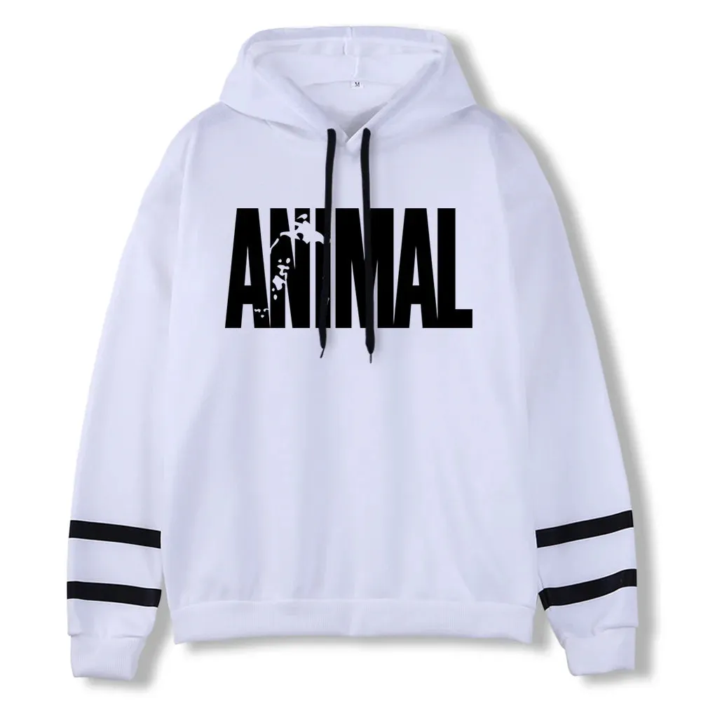 Men's Hoodies ANIMAL Print Sportswear Sweatshirts 2023 Autumn Winter Cotton Top Fashion Quality Male Clothing Casual Pullover
