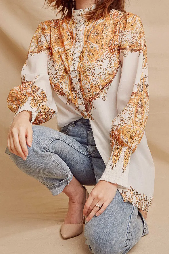 Mira Print Shirt
