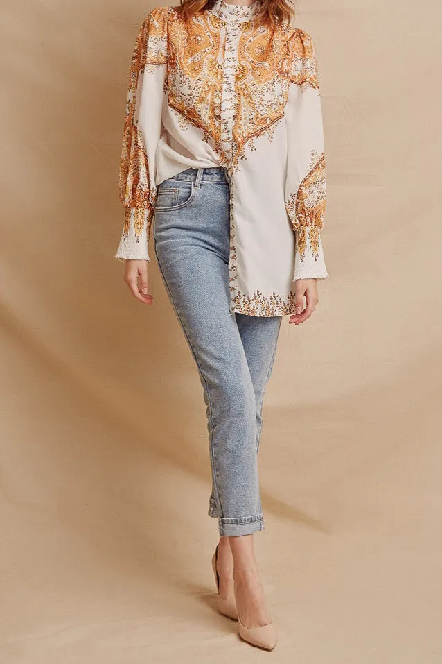Mira Print Shirt