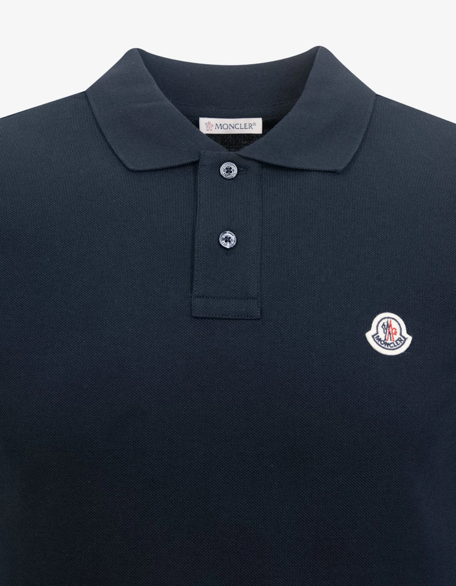 Navy Blue Tricolour Sleeve Polo T-Shirt