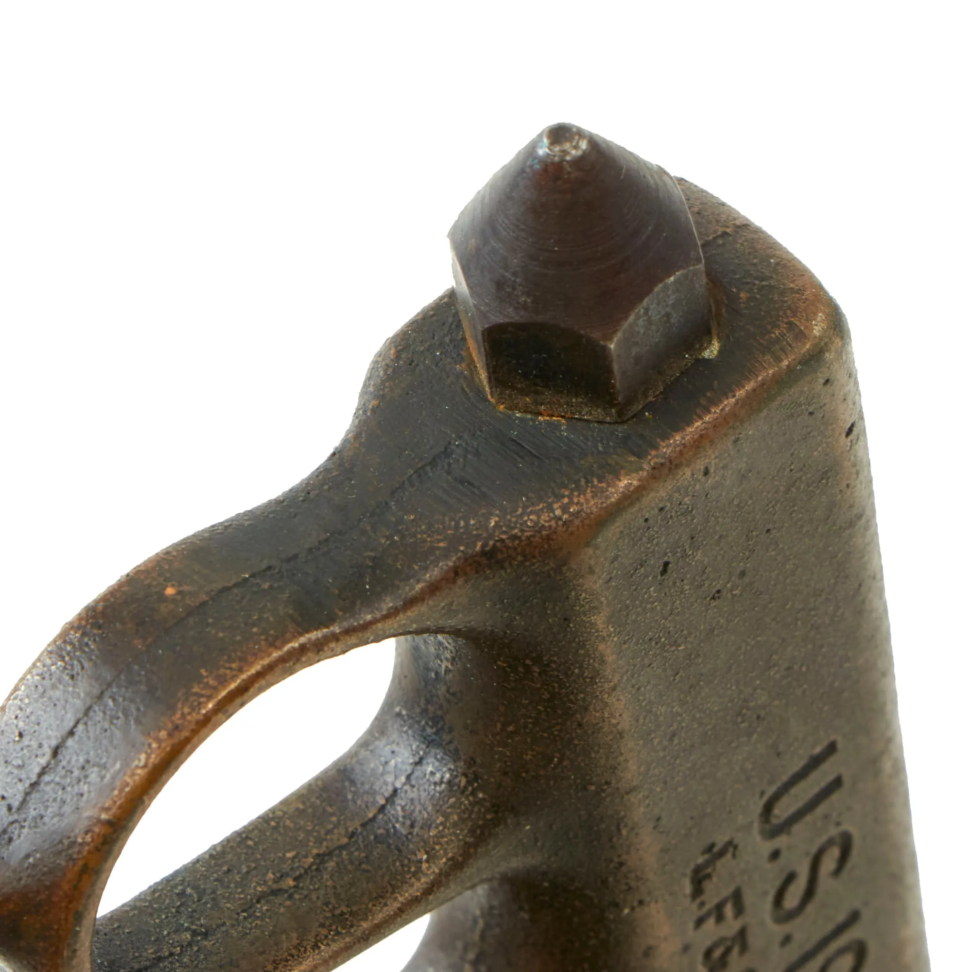 Original Excellent U.S. WWI Model 1918 Mark I Trench Knife by L. F. & C. with 1918 dated Steel Scabbard