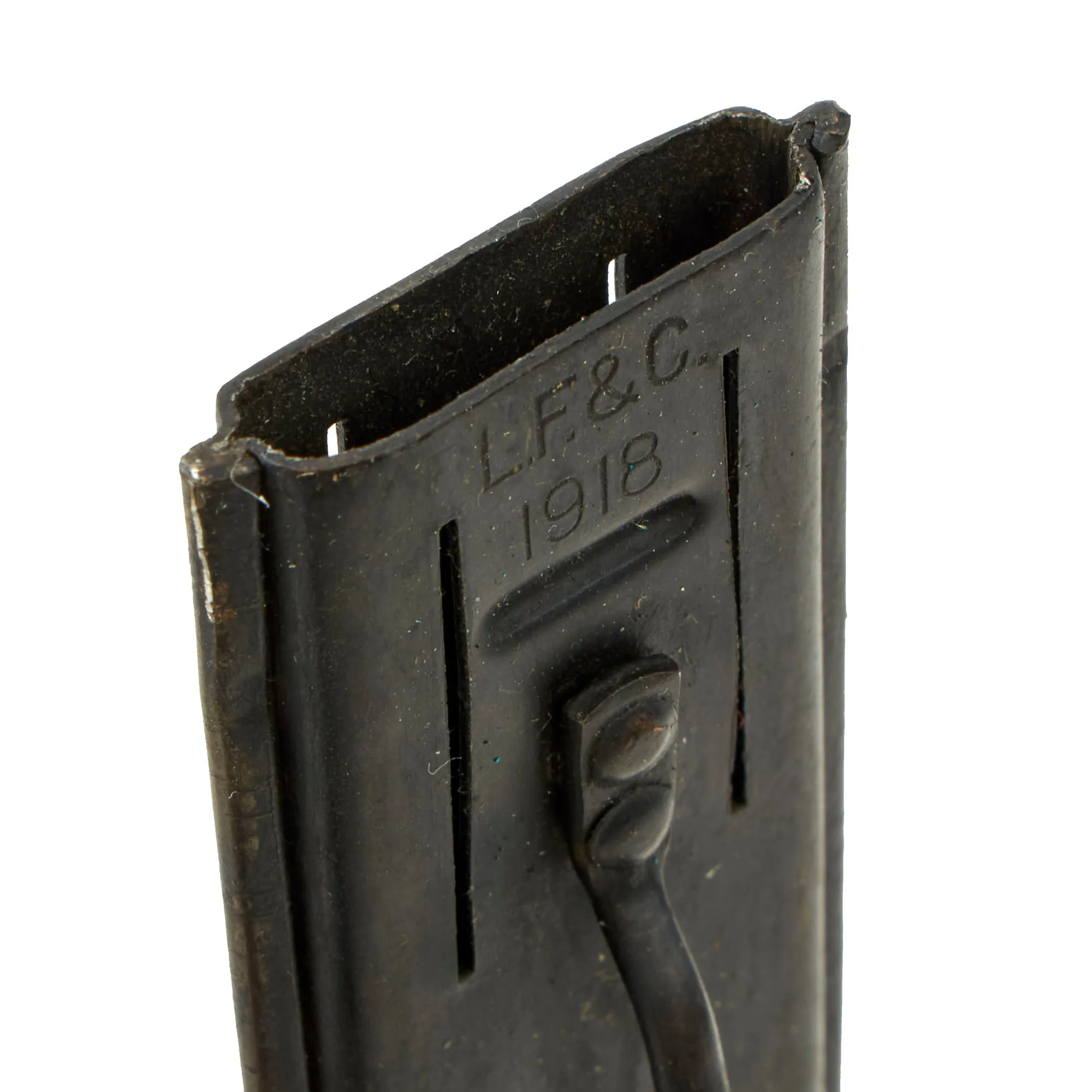 Original Excellent U.S. WWI Model 1918 Mark I Trench Knife by L. F. & C. with 1918 dated Steel Scabbard