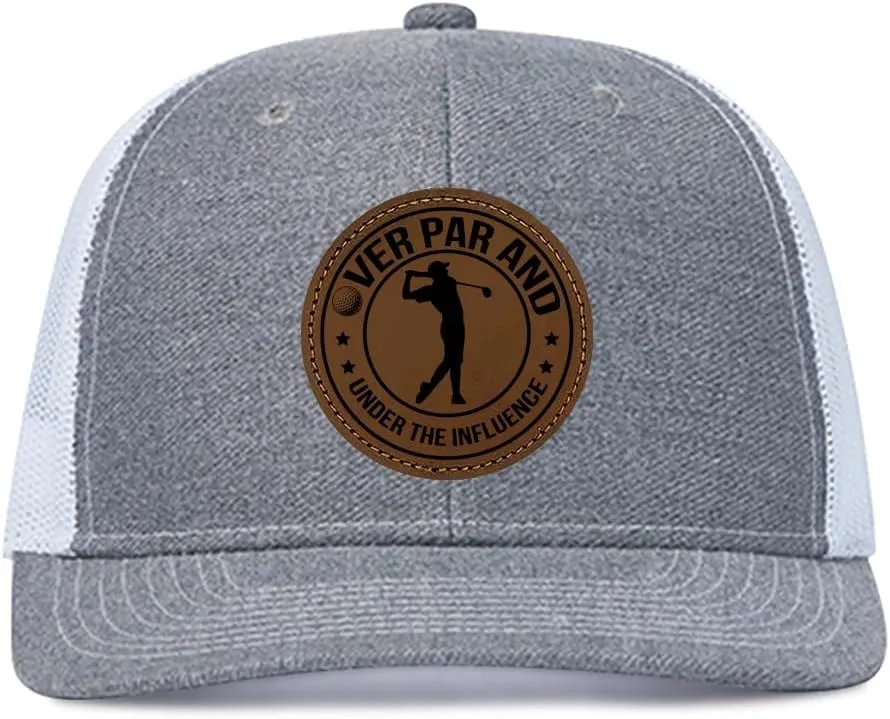 Over Par and Under The Influence Hat Golfer Gifts for Men for Men Golf Birthday Gifts for Mens