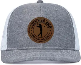 Over Par and Under The Influence Hat Golfer Gifts for Men for Men Golf Birthday Gifts for Mens