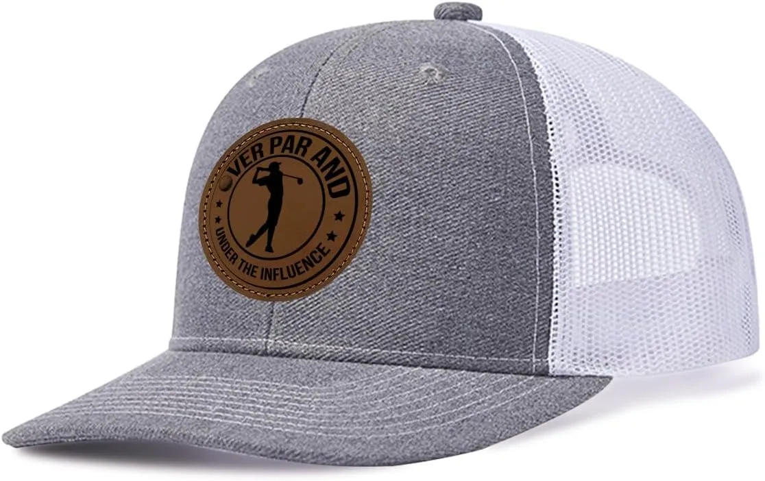 Over Par and Under The Influence Hat Golfer Gifts for Men for Men Golf Birthday Gifts for Mens