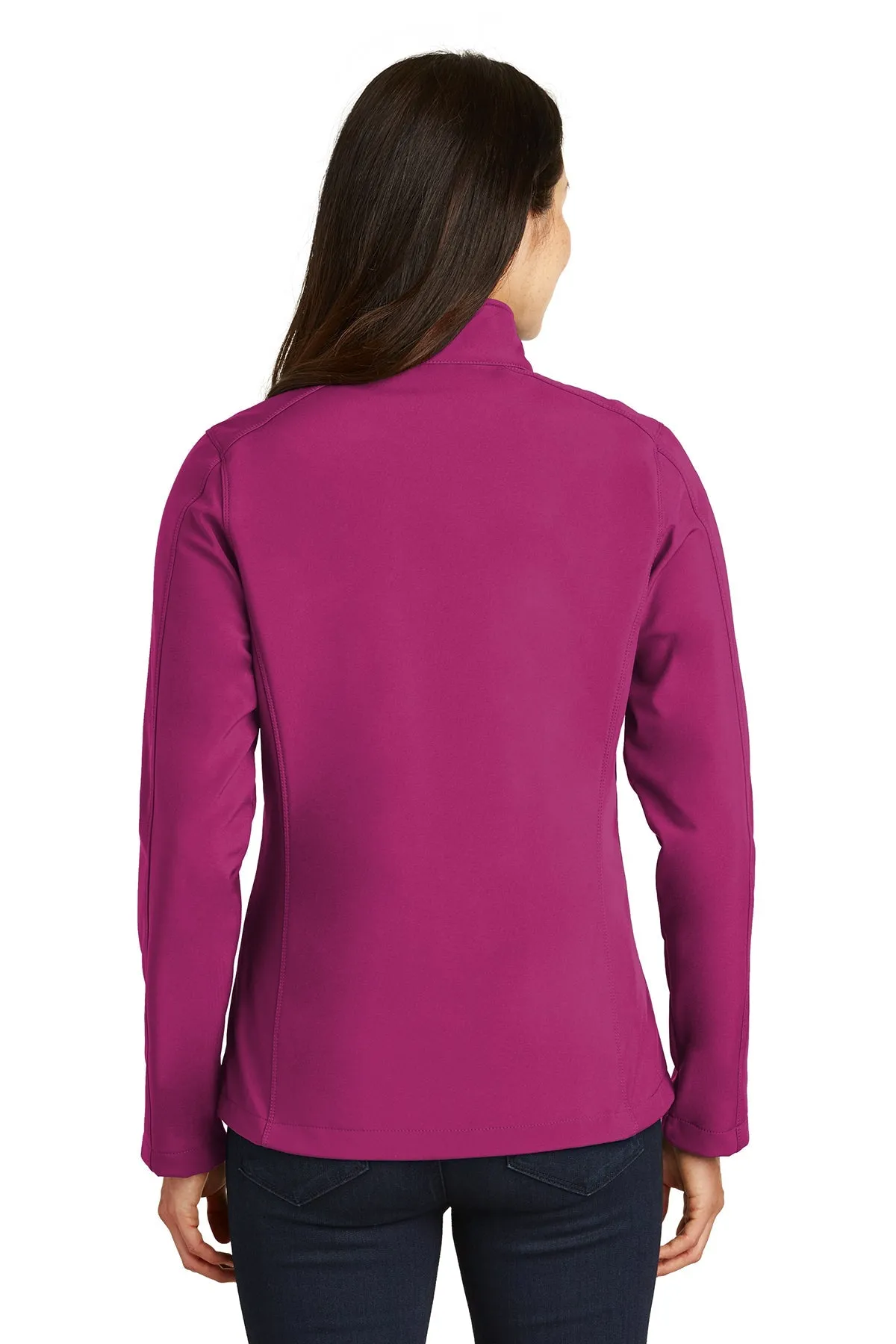 Port Authority Ladies Core Soft Shell Customized Jackets, Very Berry