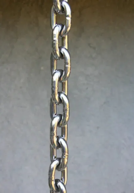 Rain Chain 1/4 Inch Welded Link - Stainless Steel