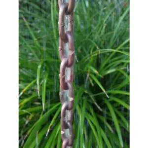Rain Chain Cast Links- Copper Plated