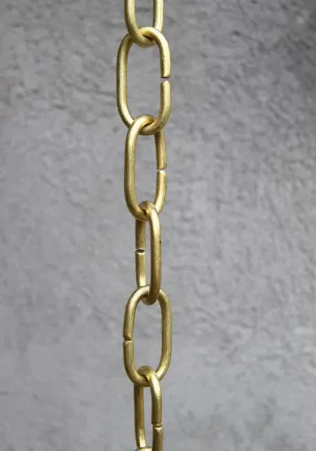 Rain Chain Large Traditional Links- Brass