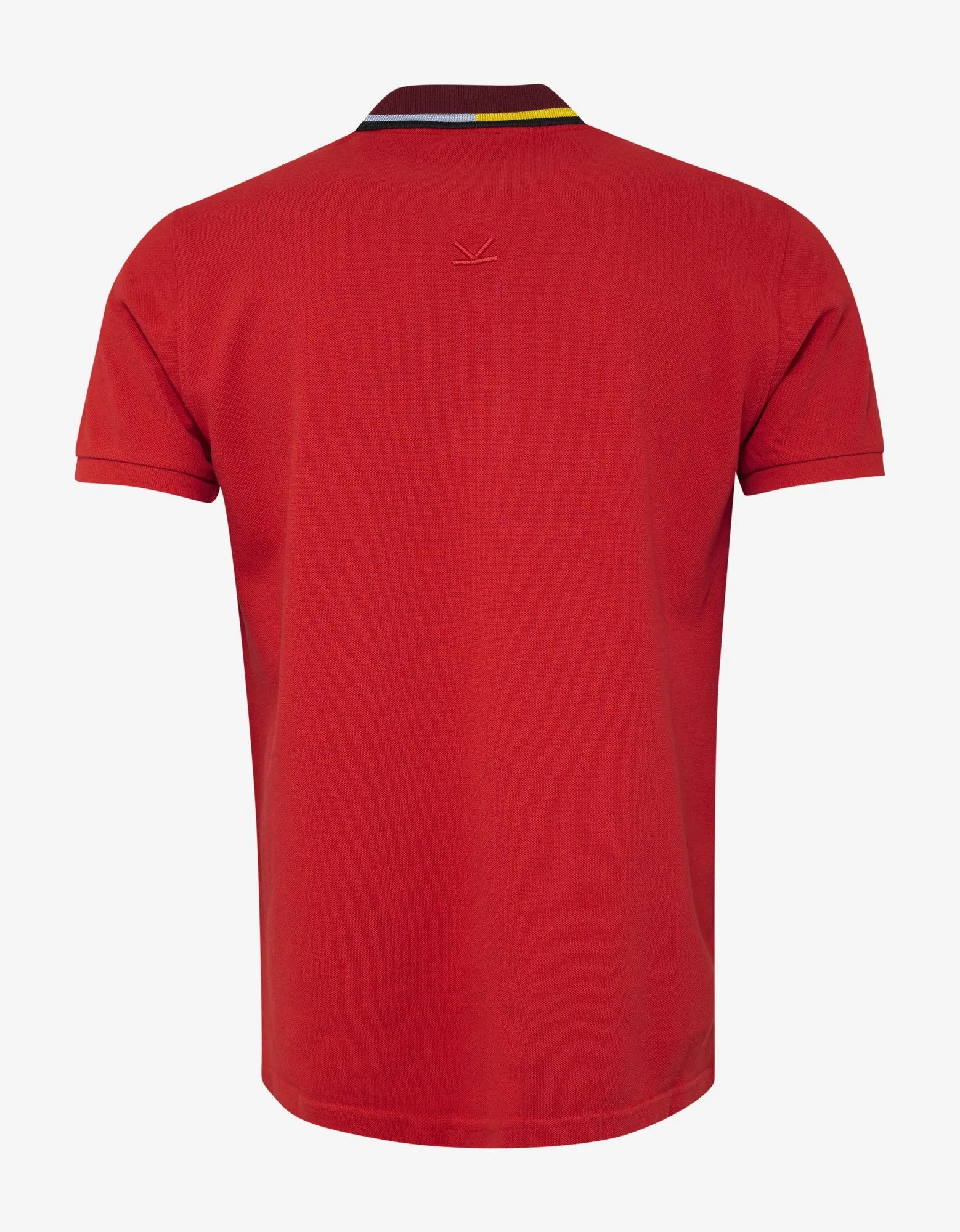 Red Bi-Colour Polo T-Shirt