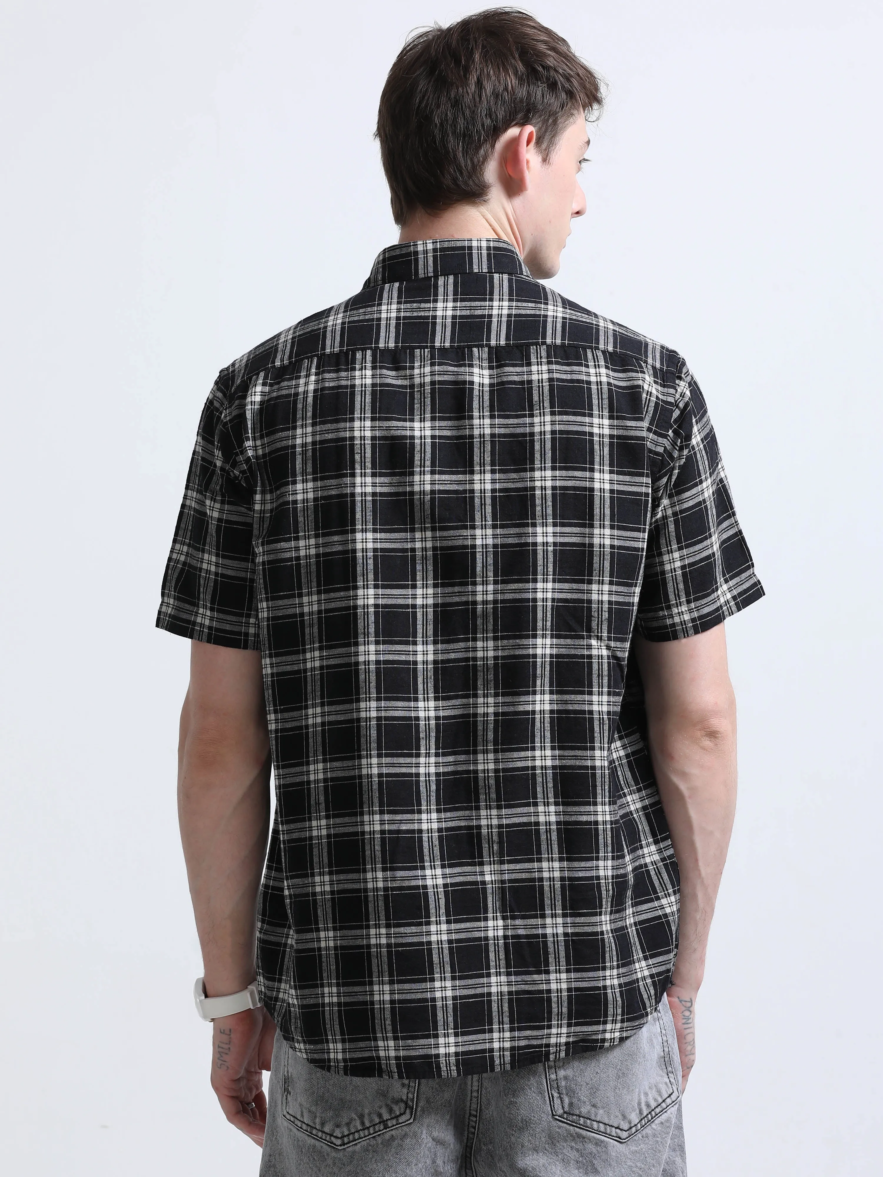 Rune - Relaxed Checks Shirt - Novara