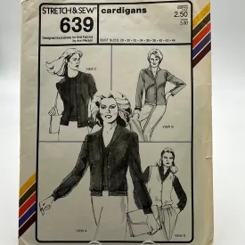 STRETCH N SEW Pattern, Cardigans (PSS0639)
